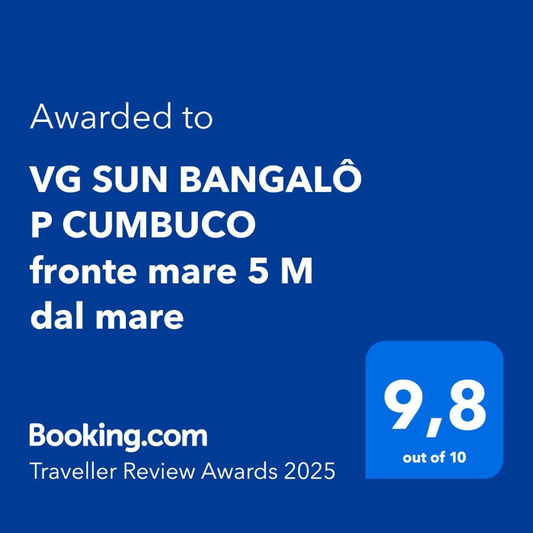 Vg Sun Bangalo P Cumbuco Fronte Mare 5 M Dal Mare Daire Dış mekan fotoğraf